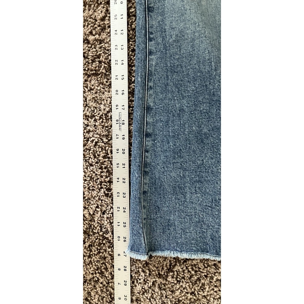 KUT Meg Fab Ab Wide Leg High Rise Jeans Size 10 Throwback Modern Edge - Picture 5 of 8